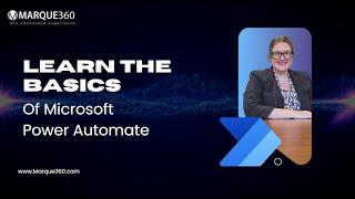 Learn The Basics of Microsoft Power Automate