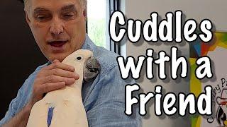 Max Cuddles With a Friend