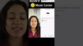 Sony  Party Connect your compatible wireless speaker in less than 60 seconds