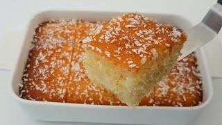 Semolina Cake  Basbousa Cake  How To Make Basbousa With Coconut