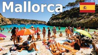 Mallorca Spain 4K - Walking Tour of 5 Top-Rated Beaches - 2024