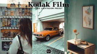 Kodak Film Lightroom Preset  Lightroom Mobile Preset Free DNG  Film preset  lightroom presets