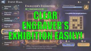 Engravers Exhibition made easy  Get a free divine summon Watcher Of Realms