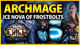 PoE 3.24 Kitavas Ice Nova of Frostbolts Archmage Hierophant Full Build Guide