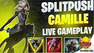 SplitPush Camille Is A Menace - Wild Rift HellsDevil Plus Gameplay