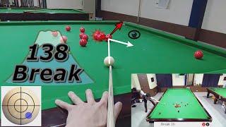 2023-07-08 Snooker POV Fuji 138 Break