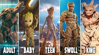 Groots Evolution in the MCU 2014-2023 Guardians of the Galaxy