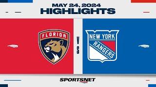 NHL Game 2 Highlights  Panthers vs. Rangers - May 24 2024