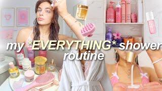 MY EVERYTHING SHOWER ROUTINE 🫧 haircare skincare & hygiene essentials