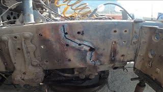How to repair a broken truck chassis  Truck chassis repair Truck Frame repair TRUCK WORLD 1
