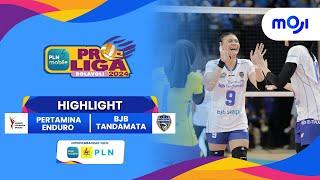 Pertamina Enduro VS BJB Tandamata 0-3  Highlight PLN Mobile Proliga 2024