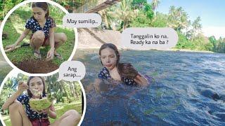 Nag picnic sa Bukid Preskong Tubig sa Suba Mira Yenne