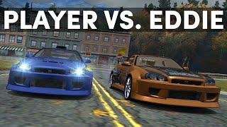 NFS Most Wanted - PLAYER vs. EDDIE Full Race