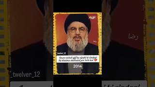 Martyred Sayyed Hassan Nasrallah #hassannasrallah #imamhussain #iran