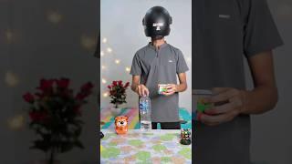 New World Record  Blindfold Cube Solve With Bottle Flip Challenge  #shorts #rubikscube