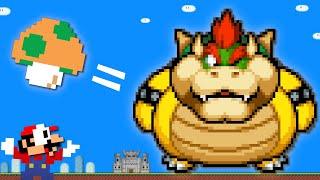 Mario What if Bowser Super Sized Mario Bros. - Game Animation
