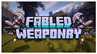 The BEST WEAPON MOD for MINECRAFT Fabled Weaponry