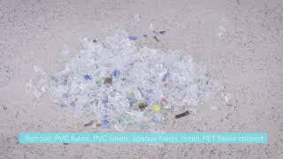 Plastics - PET Clear-Light Blue vs Labels PVC