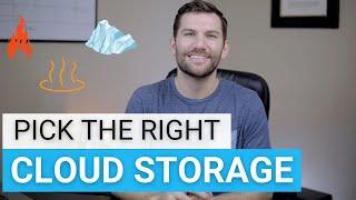 Cloud Data Storage Temperatures explained