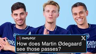 Arsenal’s Kai Havertz Martin Ødegaard & Leandro Trossard Reply to Fans Online  Actually Us