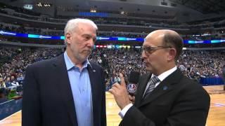 Popovich angry he doesnt get a second question