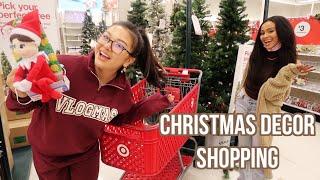 christmas decor shopping at target  vlogmas day 7  mai pham