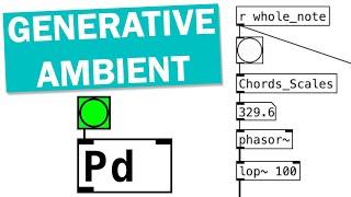 How to Create Generative Ambient Music in Pure Data