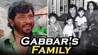 Amjad Khans Family - Gabbar Singh Of Blockbuster Movie Sholay