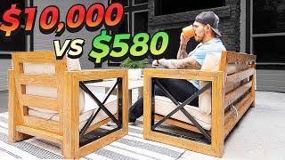 I Built a $10000 Outdoor Sofa Set For $580