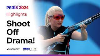 Amber Rutter Takes Silver In Controversial Shoot-Off  Womens Skeet Final #Paris2024