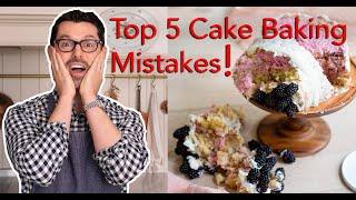 Top 5 Cake Baking Mistakes   Preppy Kitchen