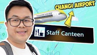 Cobain Kantin Karyawan Bandara Singapura