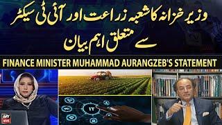 Finance Minister Muhammad Aurangzebs Important Statement Regarding Agriculture And IT Sector