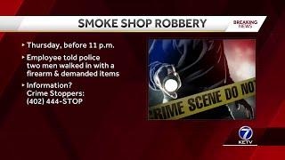 Omaha police investigate Celtic Smoke Shop robbery