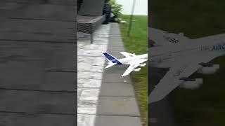 Airbus a380 takeoff on SMALL runway