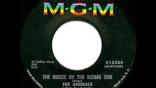 1964 HITS ARCHIVE The House Of The Rising Sun - Animals a #1 record--U.S. mono 45 single version