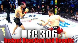 UFC 306 Sphere Sean OMalley vs Merab Dvalishvili Reaction and Results