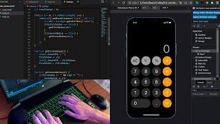 ASMR Programming - Coding IOS IPhone Calculator - No Talking