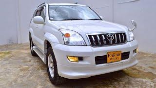 Toyota Prado Tx Limited 2005 Model in Pearl colour now available at harab motors tz