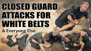 Closed Guard Attack Sequence for White Belts & Everyone Else  Jiu-Jitsu Fundamentals