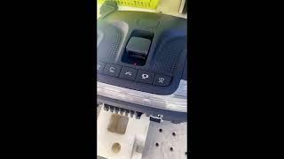 Automobile button laser marking