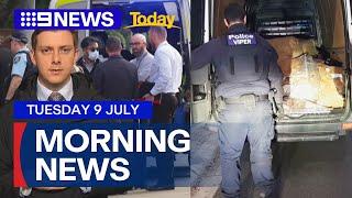 Investigation into Sydney stabbing Guns and tobacco seized in Victoria raids  9 News Australia