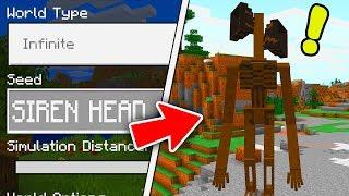 DO NOT PLAY ON THE SIREN HEAD SEED in MINECRAFT