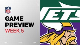 New York Jets vs. Minnesota Vikings  2024 Week 5 Game Preview