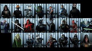 All Heroes Modded 2022  Star Wars Battlefront 2 2017