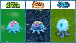 ALL My Singing Monsters Vs Dawn of Fire Vs The Lost Landscapes Redesign Comparisons