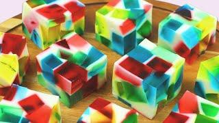 How to Make Delicious Broken Glass Cube Jello Treats