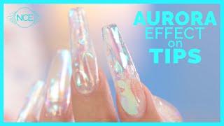 Aurora Glass Nail On Gel Tips