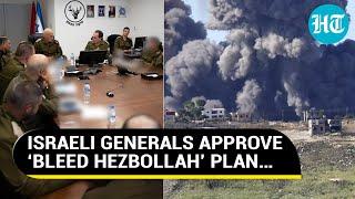 Israeli Jets Bomb Hezbollah Sites As IDF Generals Approve Lebanon Offensive Plans  Watch