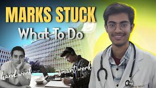 What to do if mock test marks are stucked NEET 2024